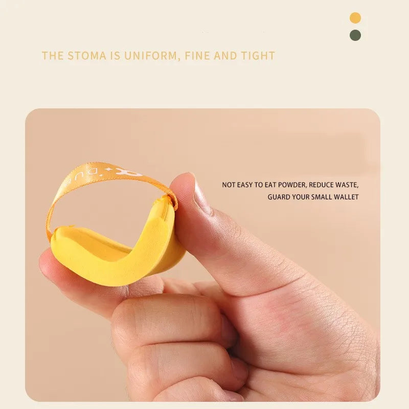 1 esponja cosmética redonda, cuadrada y triangular, suave, seca y húmeda, de doble uso, con cojín de aire, para base de maquillaje, herramientas de maquillaje.