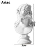 Miniature Desktop Ornament Home Decor Gypsum Portraits Greek Mythology Figurine Famous Sculpture Plaster Bust Statue