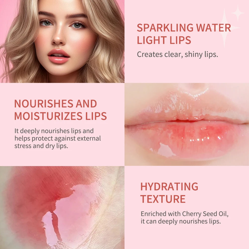 Lip Glow Oil Jelly Lip Gloss Set Long Lasting Permanent Lipstick Woman Tint for Lips Stick Free Shipping Lipgloss Glosses Stain