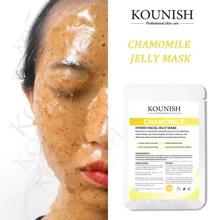 Mascarilla de gelatina en polvo con colágeno, mascarillas peel-off, hidratantes, para salón de spa, hidrogel, antiedad, blanqueadoras, iluminadoras, productos de belleza.