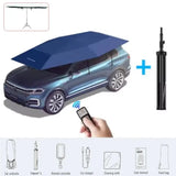 Car Umbrella Semi-Automatic Awning Tent Auto Smart Insulated Cover Outdoor Waterproof Folded Portable Canopy Cover Sun Shade