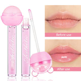 Gloss à lèvres 2 en 1 en forme de sucette, hydratant, repulpant, baume à lèvres, rouge à lèvres, huile minérale, nourrissant, soin des lèvres, maquillage, cosmétiques