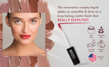 Crema labial mate Stay Put de Audrey | Labial espectacular a prueba de besos