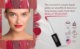 Crema labial mate Roxie Stay Put | Labial espectacular a prueba de besos