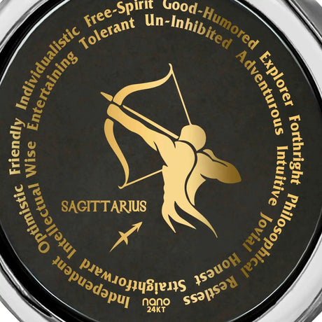 Sagittarius Necklaces for Lovers of the Zodiac 24k Gold Inscribed - Lootquake