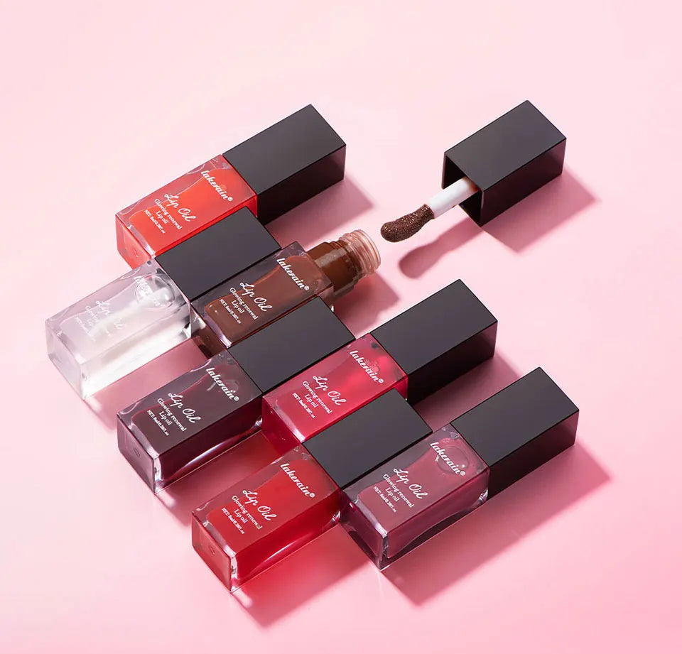 Elf Lip Oil Transparent Ice Velvet Lip Glaze Matte Matte Pigment Lipstick Lip Gloss Student Affordable Makeup 7Colors Lip Oil