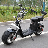 Trottinette électrique Citycoco, moteur puissant de 4 000 W, vitesse maximale de 60 à 70 km/h, batterie de 60 V 25 Ah, autonomie de 40 à 60 km, charge maximale de 250 kg.