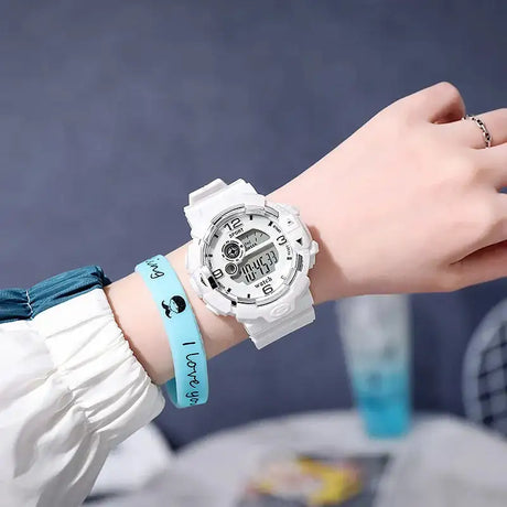 New Minimalist Student Sports Waterproof Electronic Watch Children Luminous Multifunctional Electronic Watches for Women and Men - Lootquake
