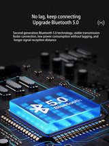 Altavoz Bluetooth inalámbrico, diseño mini con múltiples funciones como reloj, versión exterior, subwoofer potente.