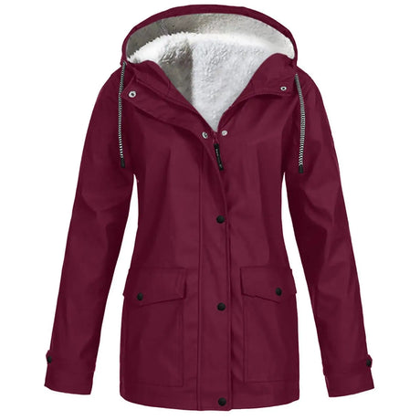 Women's Ski Jacket Warm Winter Snow Coat Waterproof Windbreaker Hooded Raincoat Snowboarding Jackets - Lootquake