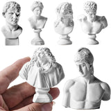 Miniature Desktop Ornament Home Decor Gypsum Portraits Greek Mythology Figurine Famous Sculpture Plaster Bust Statue
