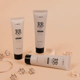 Natural Finish Foundation Cream 30ml Lightweight BB Cover Dark Circles Pores Oil Free Long Lasting Makeup Base