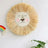 Nordic Hand Woven Lion Wall Hanging Ornaments Cartoon Animal Head Straw Weaving Children Room Wall Decor Tent Party Decoration - Lootquake