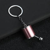 Personalized Keychain Creative Metal Mini Car Parts Manual Transmission Auto Keyring Accessories Key Ring Chain Men Lover Gift - Lootquake