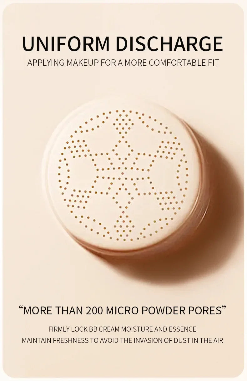 Base de maquillaje Magic Foundation Mushroom Head Air Cushion CC Cream, resistente al agua, iluminadora, base de maquillaje para mujer, maquillaje facial, cosmética coreana.