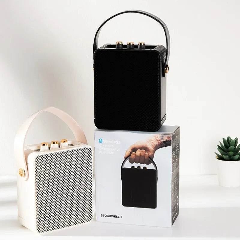 Altavoz Bluetooth inalámbrico pequeño, portátil, para exteriores, con barra de sonido de graves