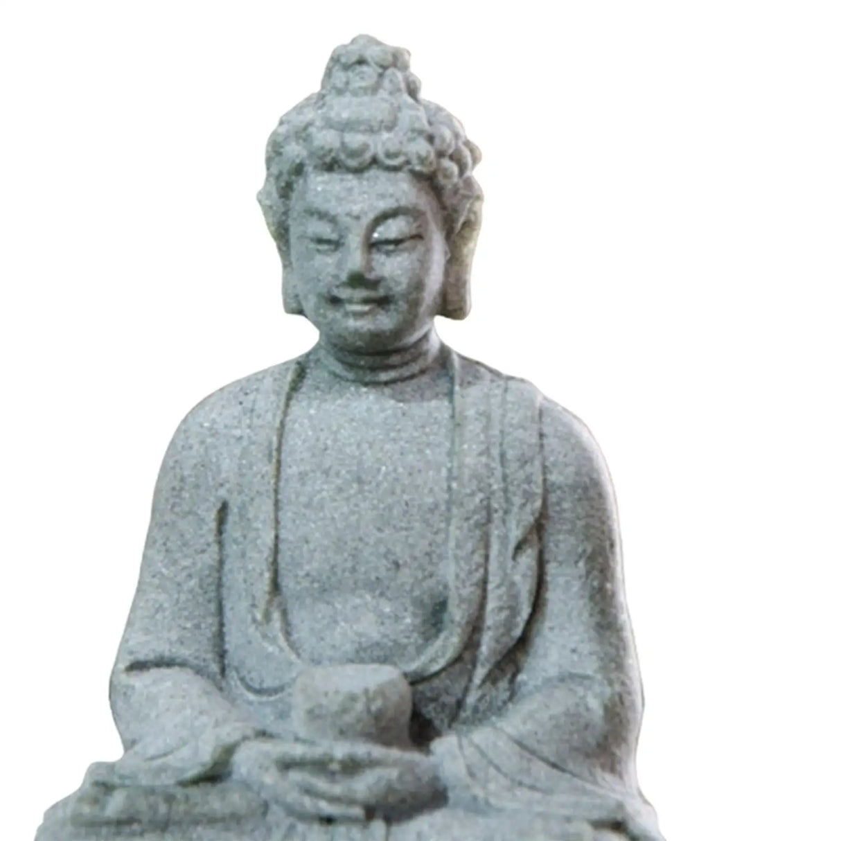 Buddha Statue Decorative Figurine Home Small Meditating Buddha , E