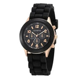 Reloj de pulsera de cuarzo para mujer, marca Ginebra, de silicona, a la moda, femenino