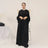 Plain Abaya Muslim Long Dress Women Balloon Sleeve Casual Islamic Clothing Dubai Turkish Modesty Kaftan Ramadan Eid - Lootquake