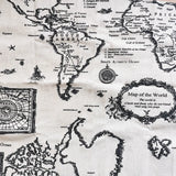 Tela estampada de periódico, tela acolchada de algodón y lino para costura DIY, mantel, cojín, mantel individual, bolsa de almacenamiento, materiales para manualidades