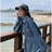Denim Long Dress 2024 New Fashion Spring Autumn Korean Sweet Cargo LOOSE FIT Full Sleeve Girls Dress All-match - Lootquake