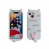 Cartoon Silicone 3d Silhouette Cat Suitable Phone Case