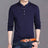 Unicolor Pullover Gym Mens Polo Shirts 100℅ Cotton Plain Male Sweatshirts Quotes Long Sleeve Regular Fit Designer Korean Autumn - Lootquake