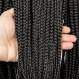 16" Short Knotless Box Braids Bob Wig | Lace Front | Afro Braided Hair