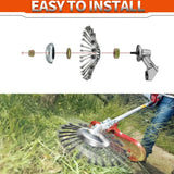 10/6/5/4 inch Steel Wire Trimming Head Lawn Mower Brush Cutter Accessories Garden Tool Universal Gasoline Brushhead Parts Tools