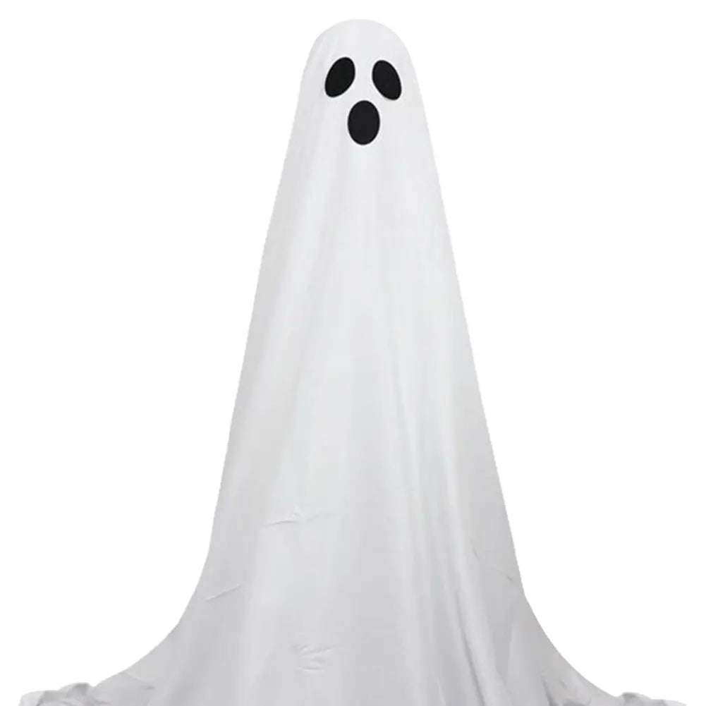 Spooky Ghost Decor Halloween Decorations Scary Standing Ghost Props with LED String Lights Outdoor Garden Yard Lawn Home Decor