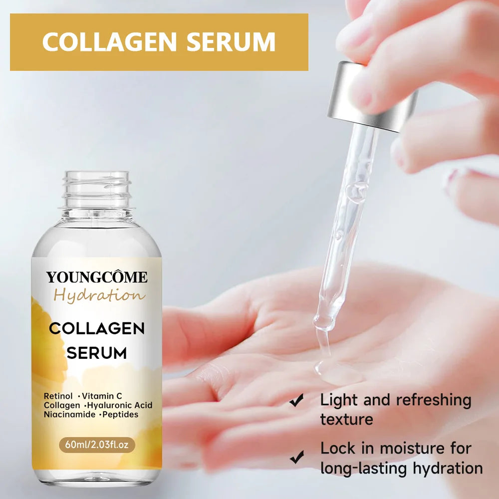 Suero facial de colágeno, esencia líquida para el cuidado de la piel, hidratante, calmante y nutritivo, reduce los poros, cuidado de la piel en Corea (2025)