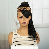 613 Blonde Ponytail Headband Braid Wig with Bangs | Knotless Style