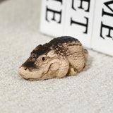 Crocodile Sculpture Statue Modern Decoration Home GiftsAnimal Statue Table Center Decoration Crafts Resin