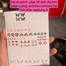 17cm Labubu Color Metal Bracelet Labubu Exquisite Eye Makeup Stickers Eyelash Stickers Vinyl Doll Diy Accessories