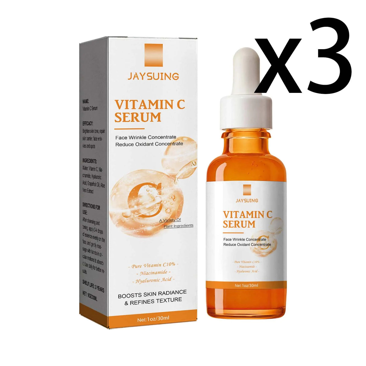 Vitamin C Essence Deep Moisturizing Skin Antioxidant Improve Dullness Reduce Melanin Deposition Even Skin Tone Brightening Serum