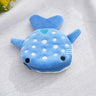 Fashion Cute Blue Shark Mini Whales Coin Purse Plush Zipper Coin Wallet Designer Women's Small Change Bag Key Earphone Pouch - Lootquake