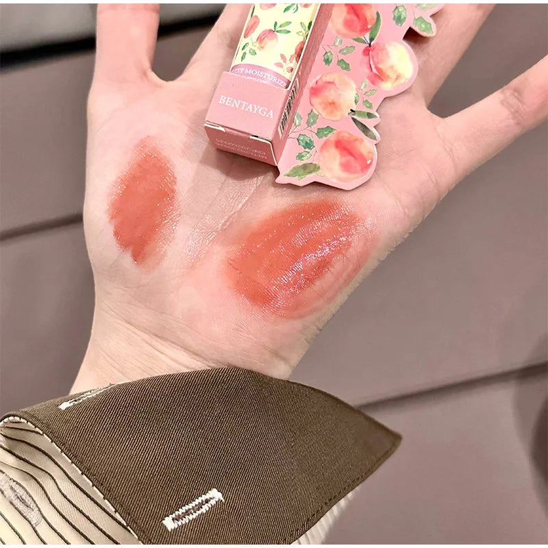 Korean Lipstick Colored Moisturizing Lip Balm Lines Moisturizing And Lip Anti-chapping Fade Nourishing Fruity Crystal Lipstick