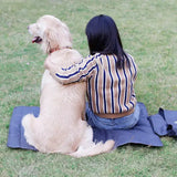 Foldable Pet Blanket Mat Waterproof Folding Washable Dog Sleeping Bag with Strap for Dog Travel Camping Accessories - Lootquake