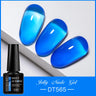 7ml Milky Jelly White Gel Nail Polish Natural Luster Long Lasting Nail Art All for Home DIY Manicure Soak Off UV LED Gel Vernis