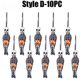 DIY Halloween Hanging Ornaments Fabric Pumpkin Ghost Skull Bewitching Decor Home Party Spooky Season
