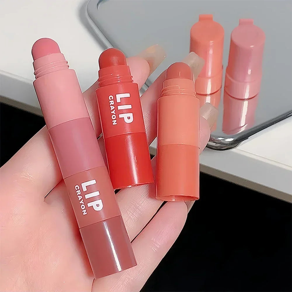 Lipstick Set Lip Gloss 4 Colors In 1 Matte Velvet Lipstick Pen Kit Lipliner Waterproof Lasting Not Fading Lip Makeup Cosmetics