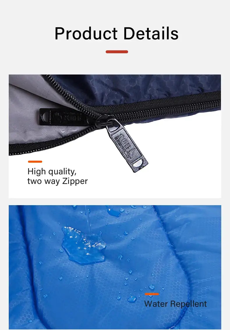 BISINNA Camping Sleeping Bag Ultralight Waterproof Winter Warm Envelope Backpacking Sleeping Bags for Outdoor Traveling Hiking - Lootquake