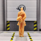 1/64 1/43 Scale Model ResinEmbracing Women and Men, Hiding Flowers on Their BacksUncolored Miniature Diorama Hand-painted S827