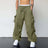 Harajuku Oversized Cargo Parachute Pants Men Streetwear Vintage Y2k Hip Hop Wide Leg Joggers Baggy Casual Sweatpants Techwear - Lootquake