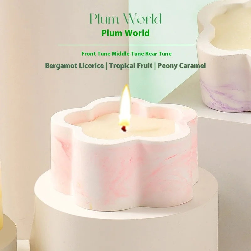 Vela de aromaterapia para habitación de niña, lámpara de aromaterapia con aroma a sensación de ambiente, vela de cumpleaños con regalo de mano, fragancia para el hogar