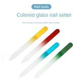 Nano Glass Nail Files Professional Polishing Manicure Art Tool Washable make nails brighten easily like nail polish