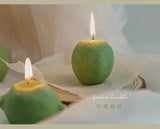 Vela de limón decorativa con fragancia INS, regalo de cumpleaños, regalo de cumpleaños, vela de imitación de fruta, velas perfumadas