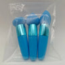 Lot de 3 pinceaux de maquillage pour femme, houppette à tête de champignon, pour fond de teint, correcteur, estompeur, avec manche lisse, outils de beauté