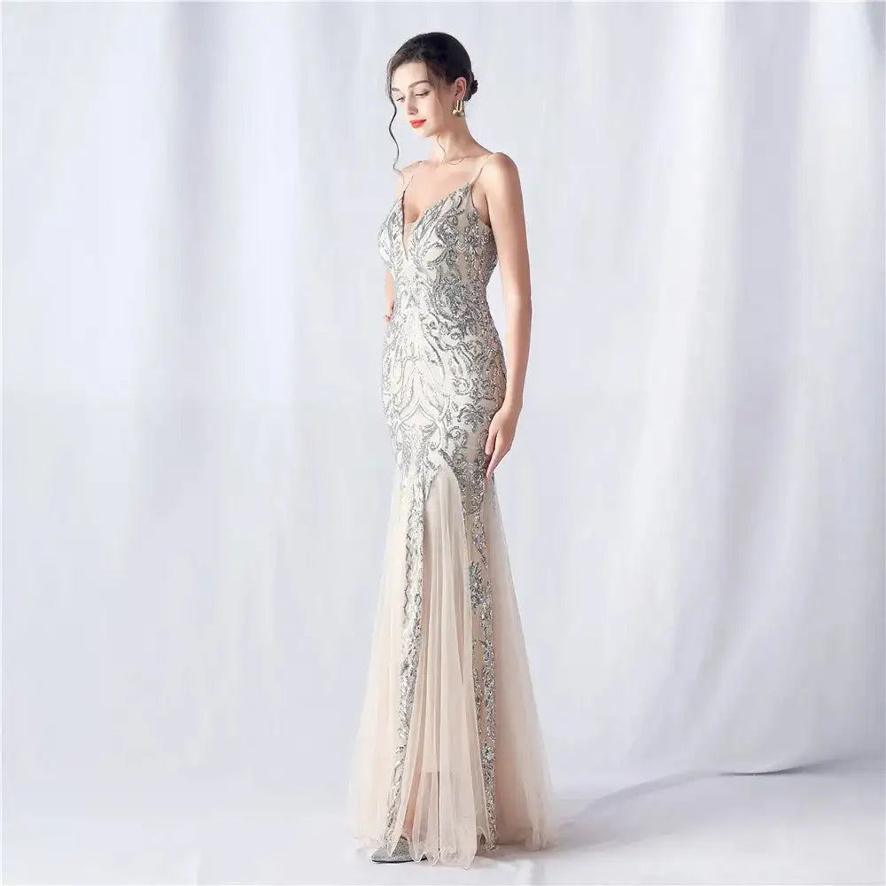 Luxury Youthful Women's Elegant Long Dress Party 2024 Graduation Ceremonies Prom Evening Formal on Sale Clearance Summer Fashion