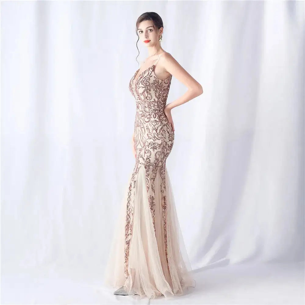 Luxury Youthful Women's Elegant Long Dress Party 2024 Graduation Ceremonies Prom Evening Formal on Sale Clearance Summer Fashion